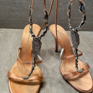 GIUSEPPE ZANOTTI Satin Sandals